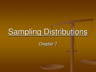 Sampling Distributions