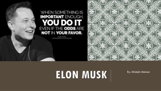 elon musk presentation powerpoint