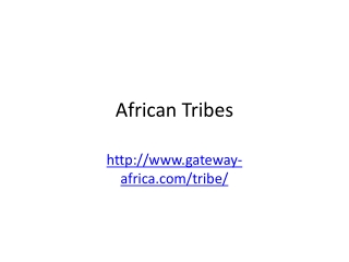 African Tribes