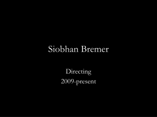 Siobhan Bremer