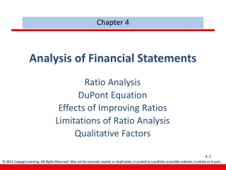 Analysis of Financial Statements