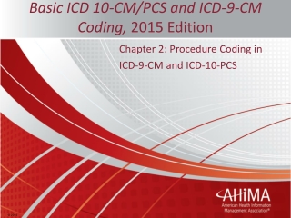 Basic ICD 10-CM/PCS and ICD-9-CM Coding, 2015 Edition