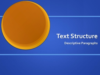 Text Structure