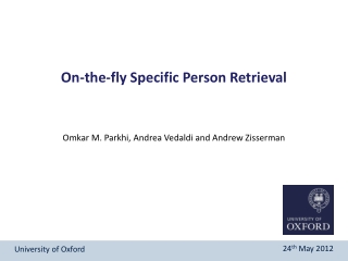 On-the-fly Specific Person Retrieval