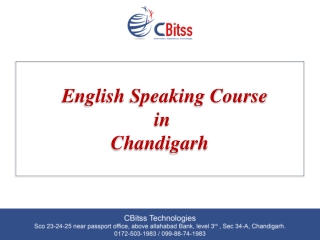 English Speaking Course in Chandigarh