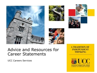 Advice and Resources for Career Statements