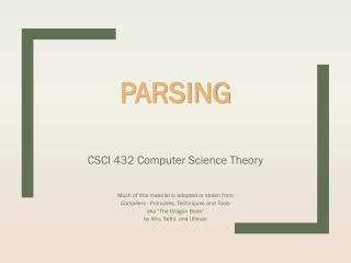 Parsing