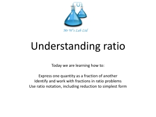 Understanding ratio