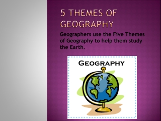 5 THEMES OF GEOGRAPHY