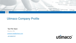 Utimaco Company Profile