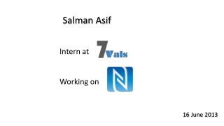 Salman Asif Intern at Working on