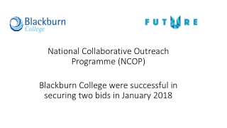 National Collaborative Outreach Programme (NCOP)