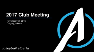 2017 Club Meeting