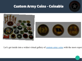 Custom Army Coins