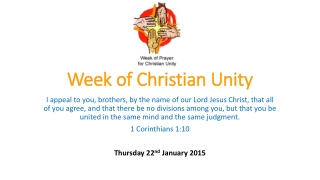 Week of Christian Unity