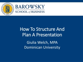 How To Structure And Plan A Presentation