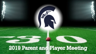 2019 Parent and Player Meeting