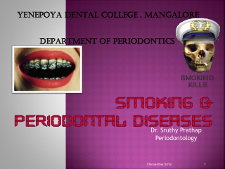 SMOKING &amp; PERIODONTAL DISEASES