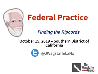 Federal Practice Finding the Ripcords