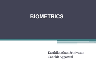 BIOMETRICS