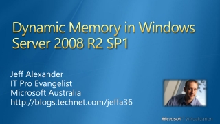 Dynamic Memory in Windows Server 2008 R2 SP1