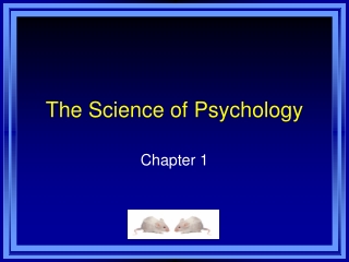 The Science of Psychology