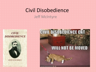 Civil Disobedience