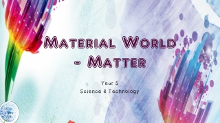 Material World - Matter