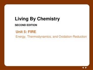 Living By Chemistry SECOND EDITION