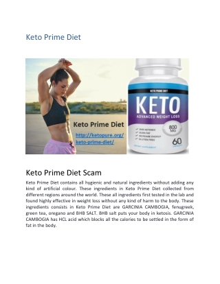 Keto Prime Diet