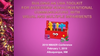 2019 NMAER Conference February 1, 2019 Albuquerque, NM