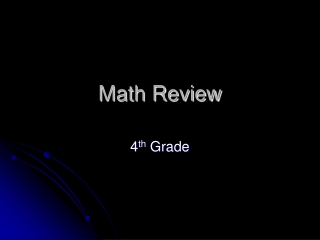 Math Review