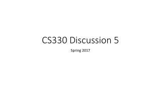 CS330 Discussion 5