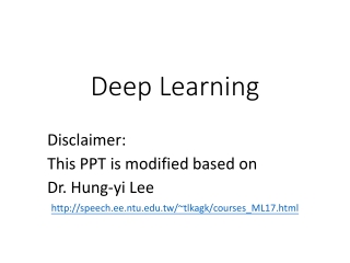 Deep Learning