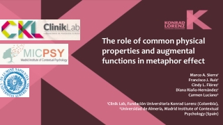 The role of common physical properties and augmental functions in metaphor effect