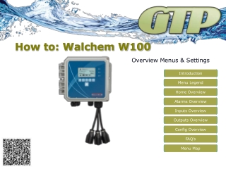 How to: Walchem W100