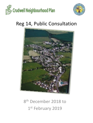 Reg 14, Public Consultation