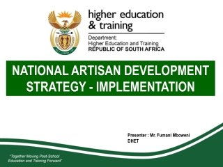 NATIONAL ARTISAN DEVELOPMENT STRATEGY - IMPLEMENTATION