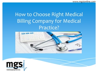 How to Choose Right Medical Billing Company for Medical Practice?