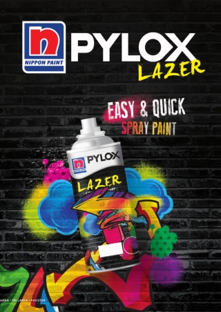 Nippon Paint -Pylox Collection- Easy and Quick Spray Paint