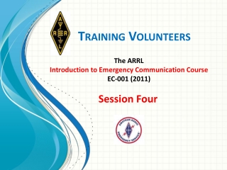 Training Volunteers