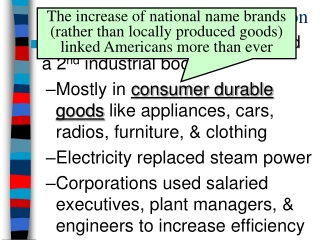 The Second Industrial Revolution