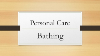 Personal Care