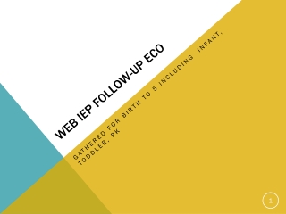 Web iep follow-up ECO