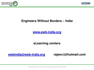 Engineers Without Borders – India ewb-india eLearning centers