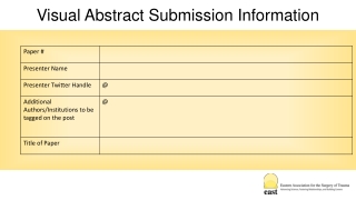 Visual Abstract Submission Information