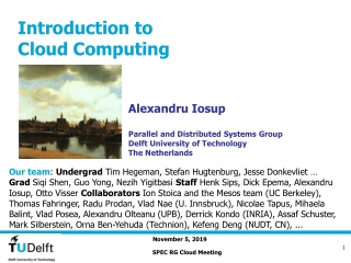 Introduction to Cloud Computing