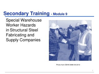 Secondary Training - Module 9