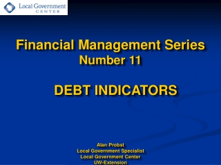 Why debt indicators?