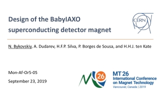 Design of the BabyIAXO superconducting detector magnet